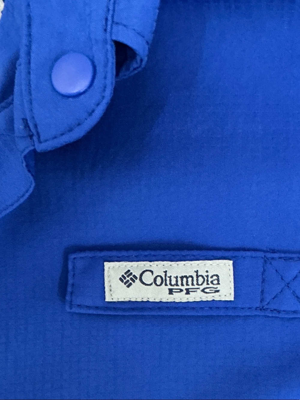 Columbia Button-Down Shirt - Women's Long Sleeve in Royal Blue - Picture 3 of 4